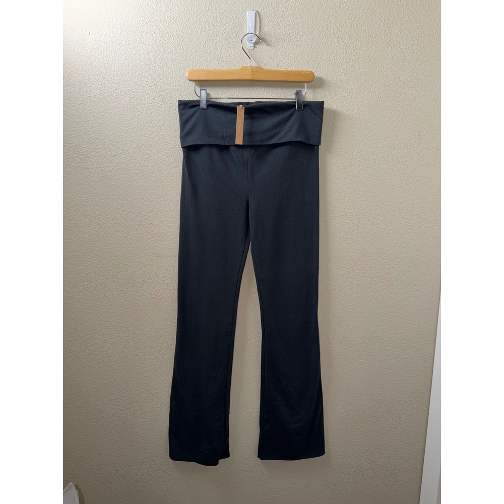 Womens NEW SKIMS Cotton Jersey Maternity Fold Over Flare Pants Size Medium